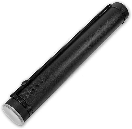 DEWEL Adjustable Document Tube 24.5-40 Inch Waterproof Plastic Storage Case with Strap