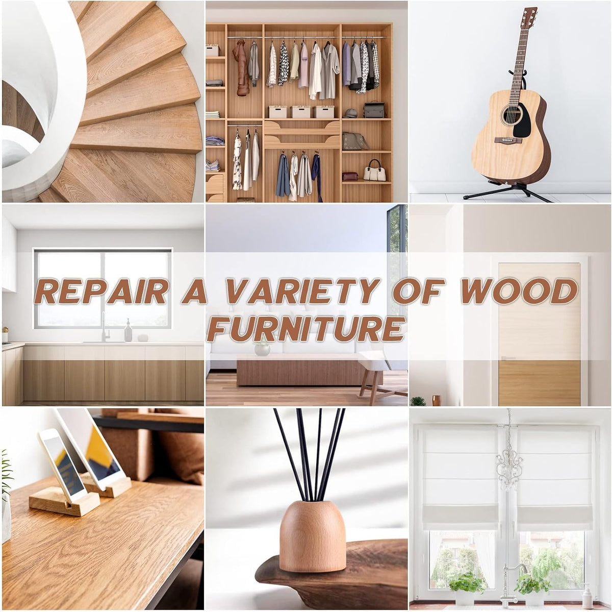 Fix Wood Scratches Instantly – DEWEL 12-Color Furniture Repair Marker Kit
