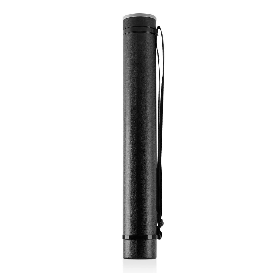 DEWEL Adjustable Document Tube 24.5-40 Inch Waterproof Plastic Storage Case with Strap