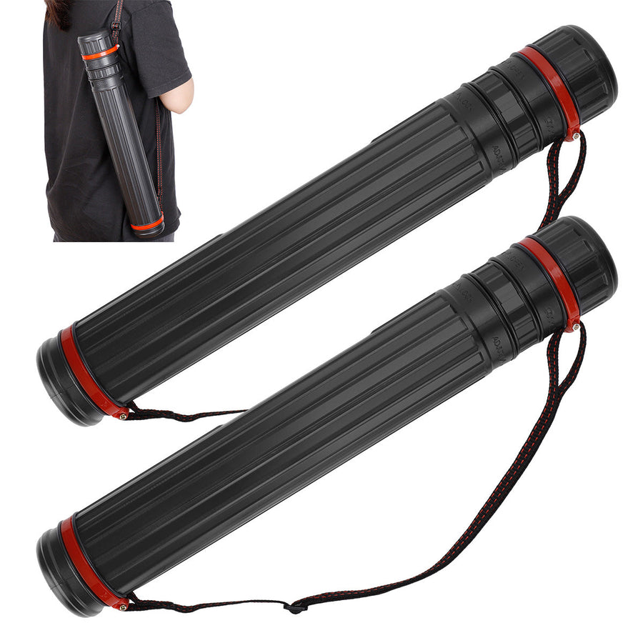 DEWEL Telescoping Document Poster Tube Waterproof with Strap